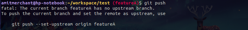 Push To Newly Created Branch Without Creating An Upstream Branch In Git Amit Merchant A Blog 