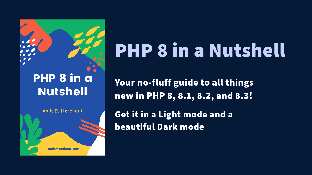 PHP 8 in a Nutshell book cover