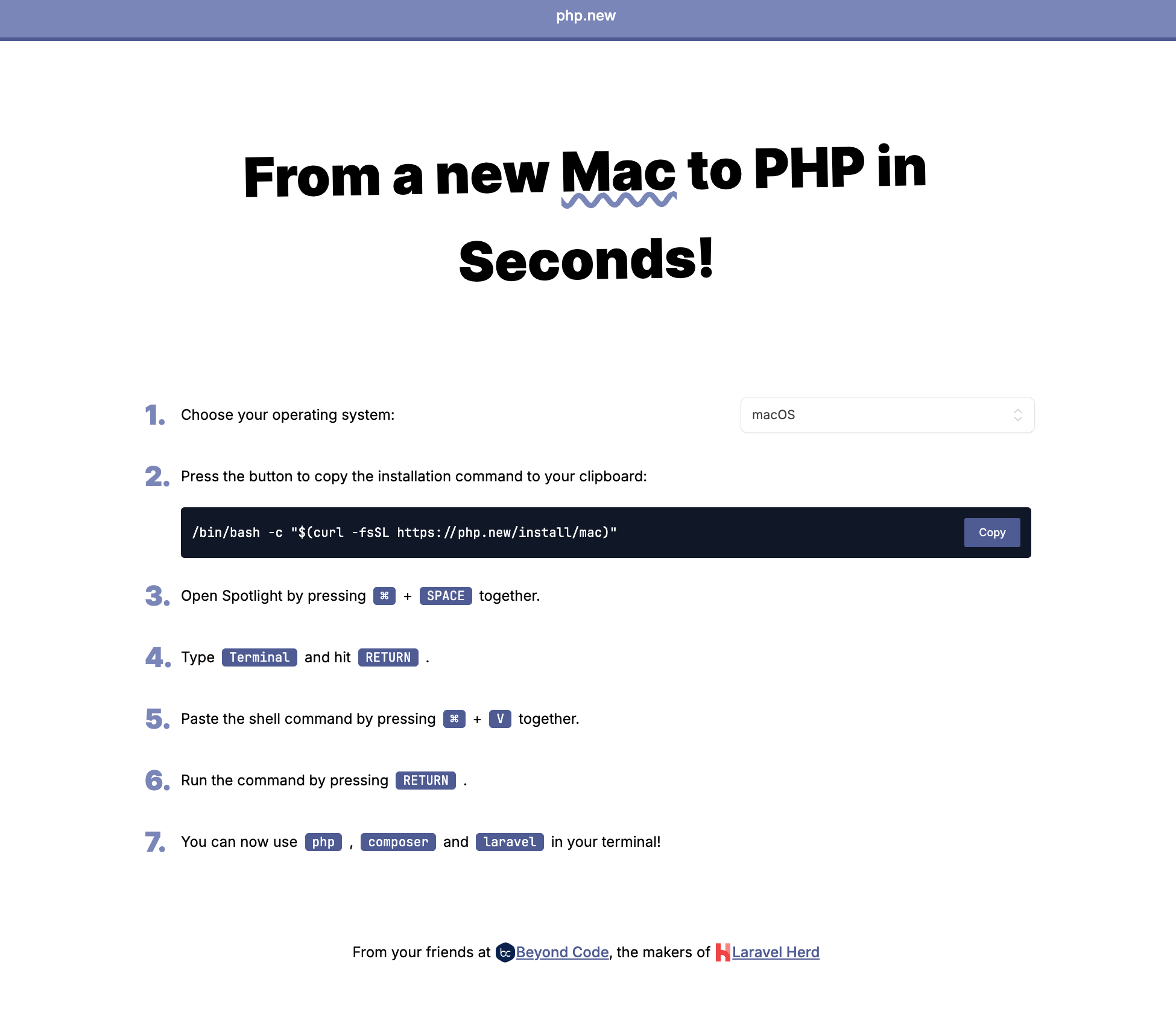 php.new